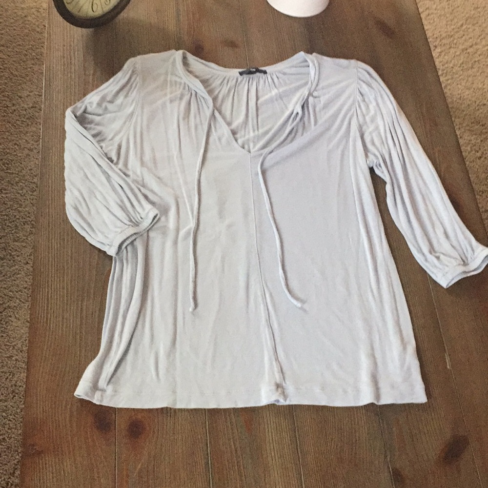 Super soft light blue top